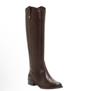 INC International Concepts Fadoral Leather Boots Chocolate Size 6